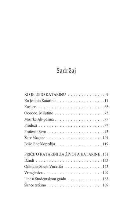 KO JE UBIO KATARINU - Vuk Drašković