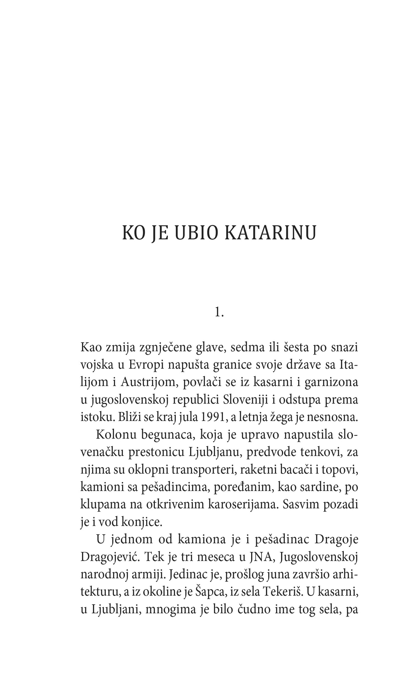 KO JE UBIO KATARINU - Vuk Drašković