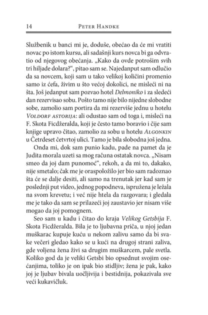 KRATKO PISMO ZA DUGI RASTANAK - Peter Handke