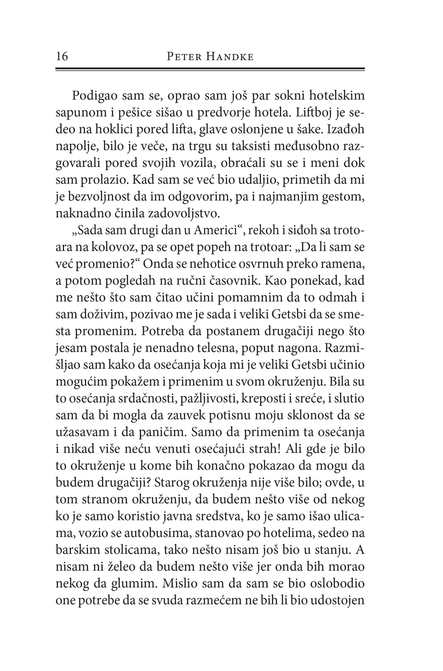 KRATKO PISMO ZA DUGI RASTANAK - Peter Handke