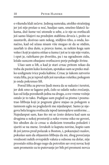 KRATKO PISMO ZA DUGI RASTANAK - Peter Handke