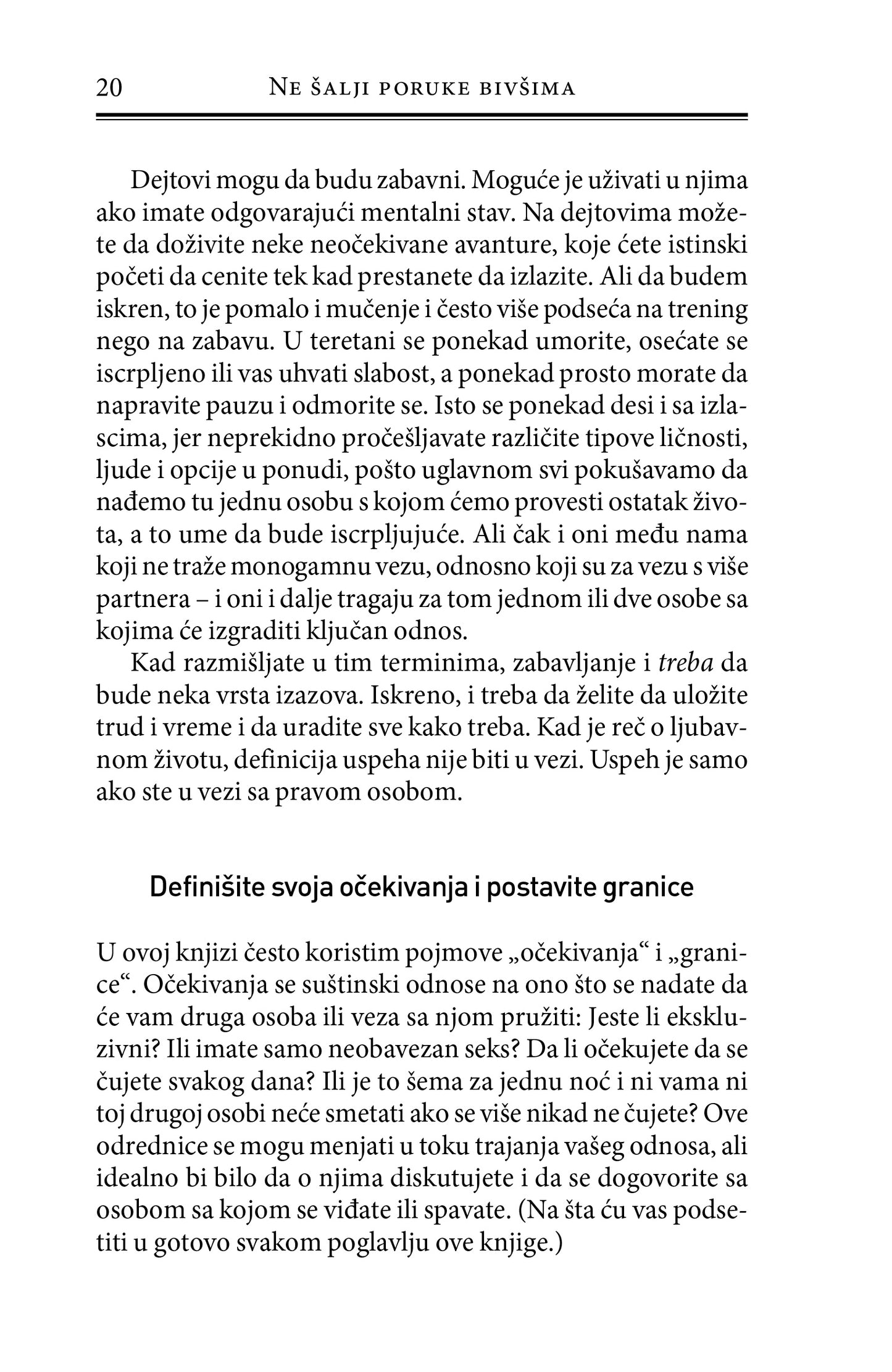 NE ŠALJI PORUKE BIVŠIMA i drugi saveti o ljubavi, seksu i zabavljanju - Nik Vajal, odlomak knjige