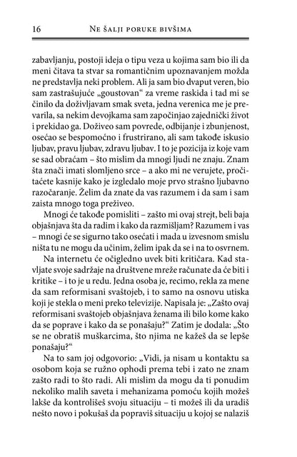 NE ŠALJI PORUKE BIVŠIMA i drugi saveti o ljubavi, seksu i zabavljanju - Nik Vajal