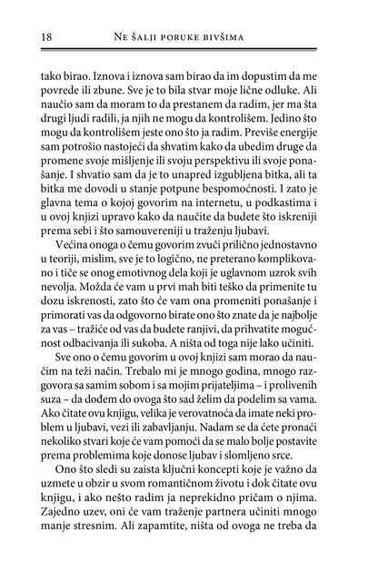 NE ŠALJI PORUKE BIVŠIMA i drugi saveti o ljubavi, seksu i zabavljanju - Nik Vajal