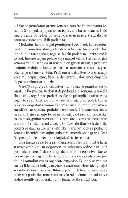 NEVIDLJIVE kako podaci kroje svet po meri muškaraca - Kerolajn Krijado Peres