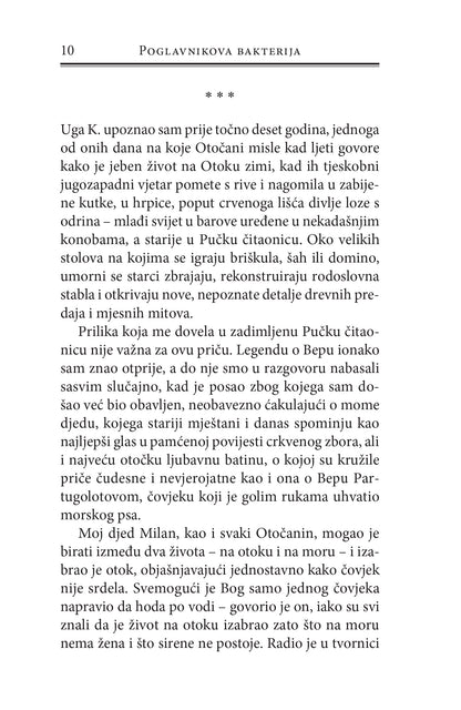 POGLAVNIKOVA BAKTERIJA - Boris Dežulović