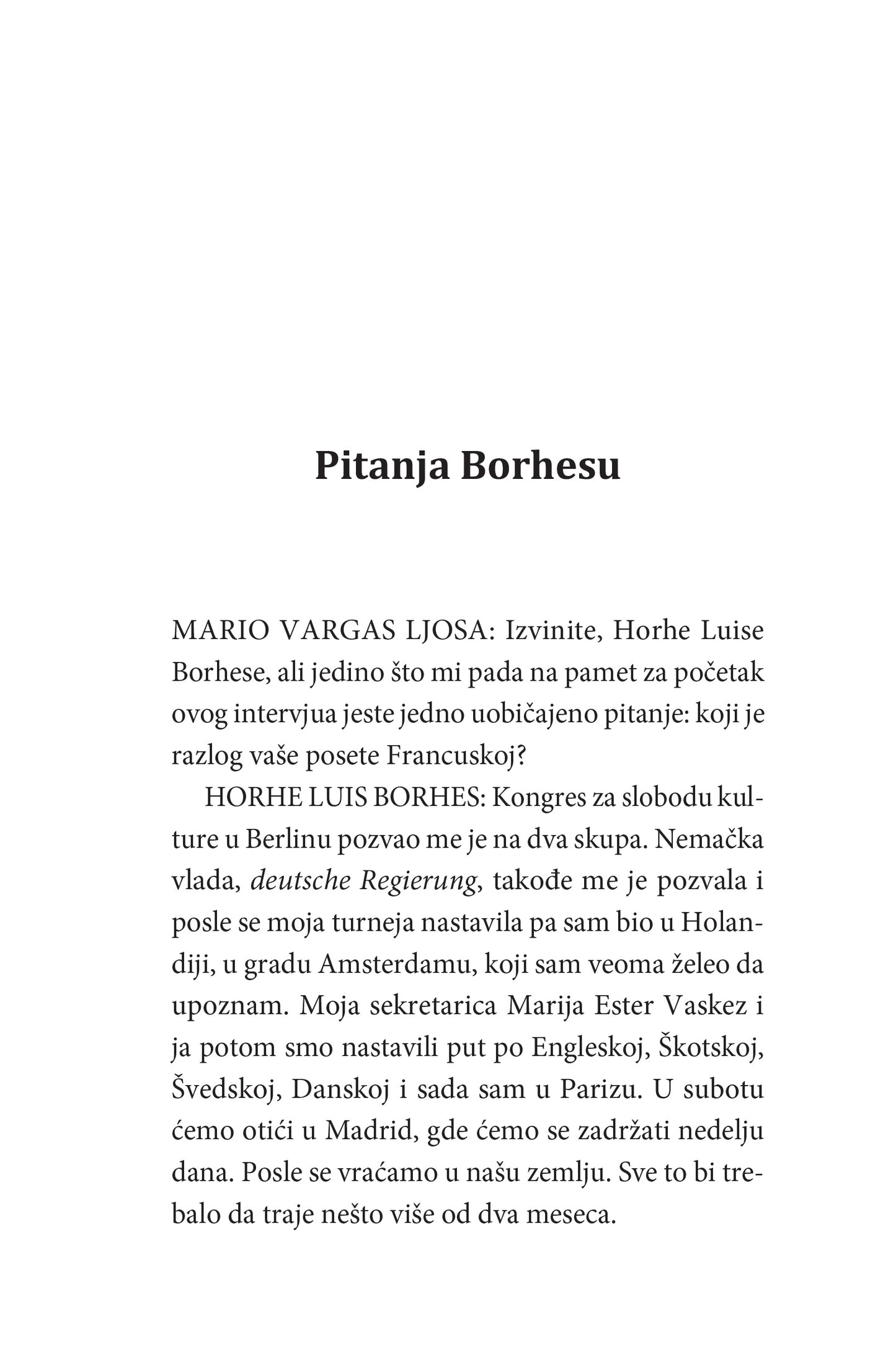 POLA VEKA SA BORHESOM - Mario Vargas Ljosa