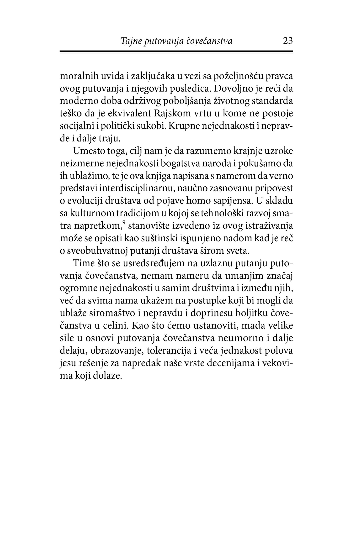 PUTOVANJE ČOVEČANSTVA poreklo bogatsva i nejdnakosti - Oded Galor