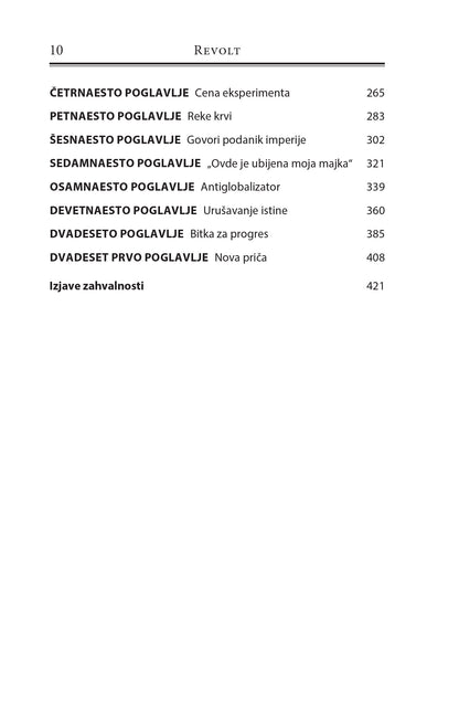 REVOLT u rovovima globalne pobune - Nadav Ejal