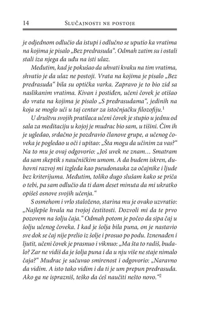 SLUČAJNOSTI NE POSTOJE duhovnost za skeptike - Borha Vilaseka, odlomak iz knjige