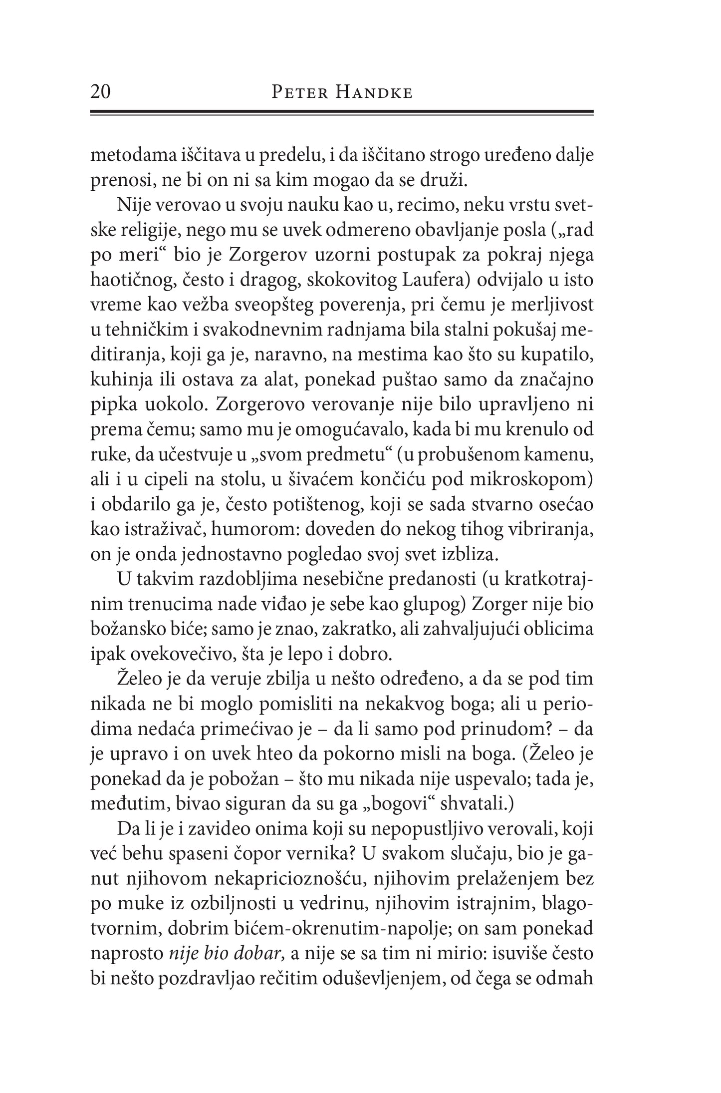 SPORI POVRATAK KUĆI - ČETVOROKNJIŽJE - Peter Handke