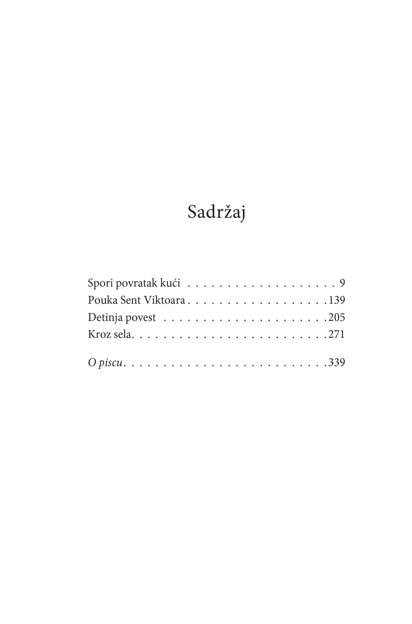 SPORI POVRATAK KUĆI - ČETVOROKNJIŽJE - Peter Handke