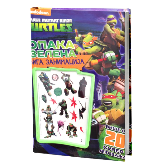 TMNT opaka zelena knjiga zanimacija - Nickelodeon
