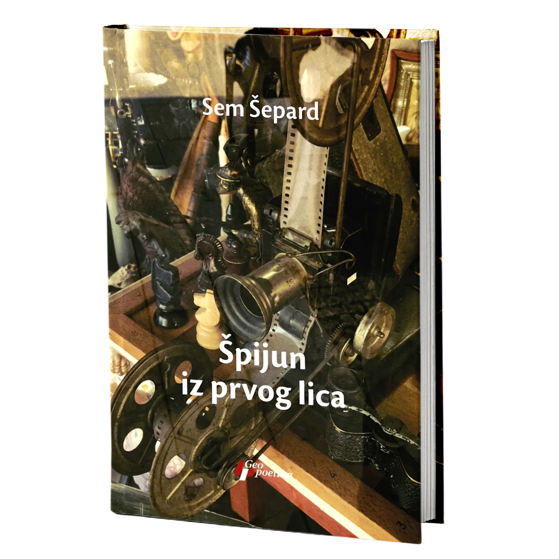 špijun iz prvog lica – sem šepard mokap knjige