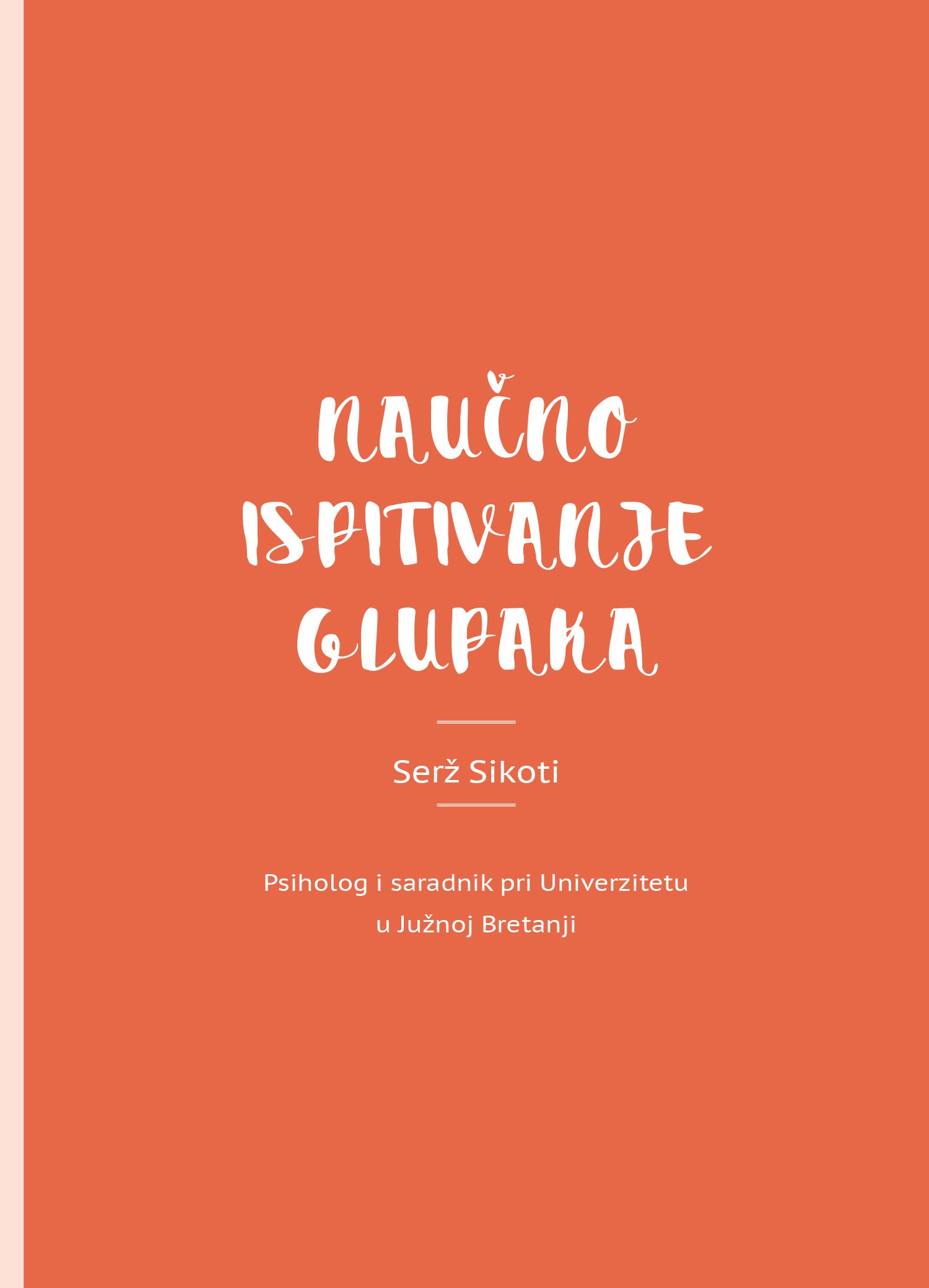 PSIHOLOGIJA GLUPOSTI - Žan Fransoa Marmion, prva stranica knjige
