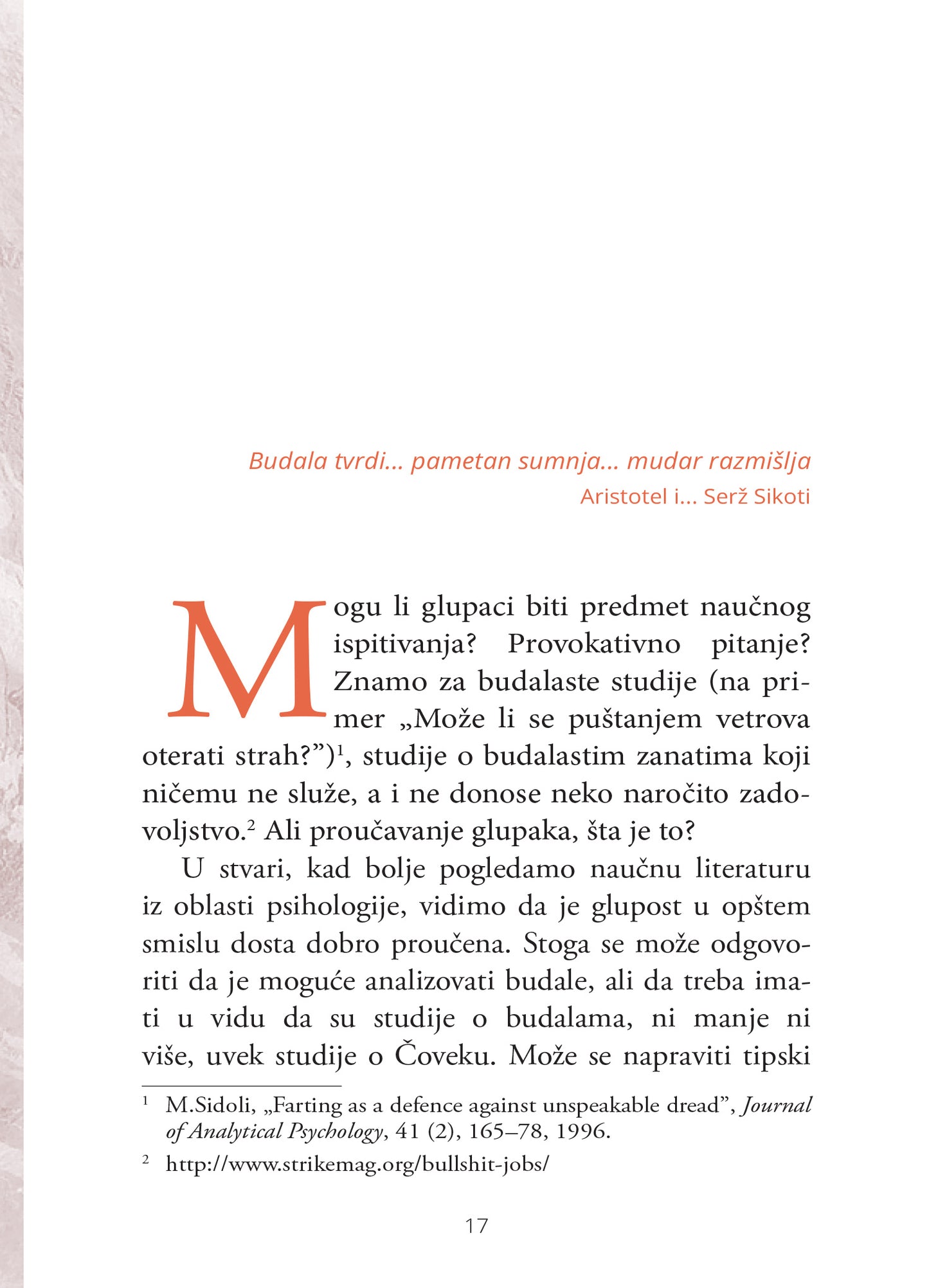 PSIHOLOGIJA GLUPOSTI - Žan Fransoa Marmion, odlomak knjige