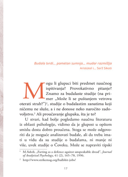 PSIHOLOGIJA GLUPOSTI - Žan Fransoa Marmion, odlomak knjige