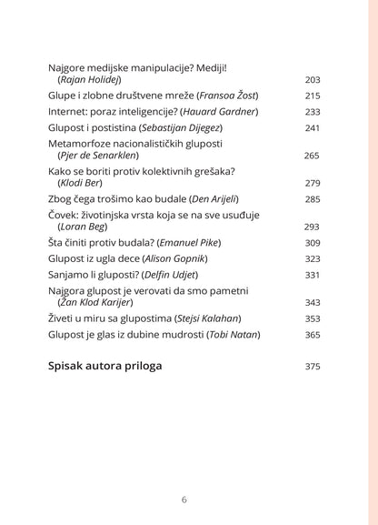 PSIHOLOGIJA GLUPOSTI - Žan Fransoa Marmion, sadržaj knjige