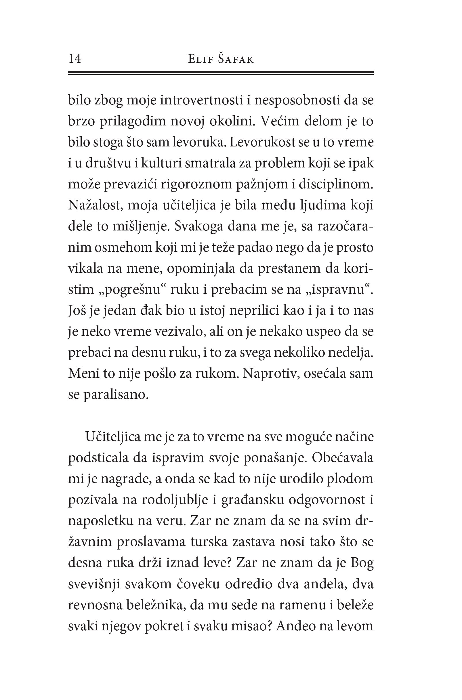 KAKO SAČUVATI ZDRAV RAZUM U DOBA PODELA - Elif Šafak, odlomak iz knjige