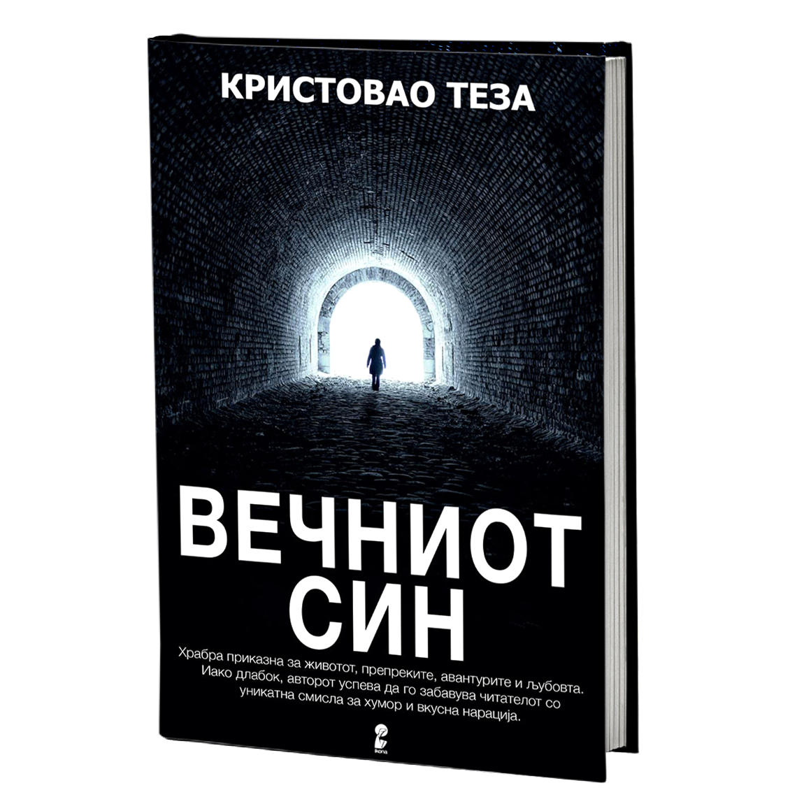 вечниот син - кристовао теза, мокап на книгата