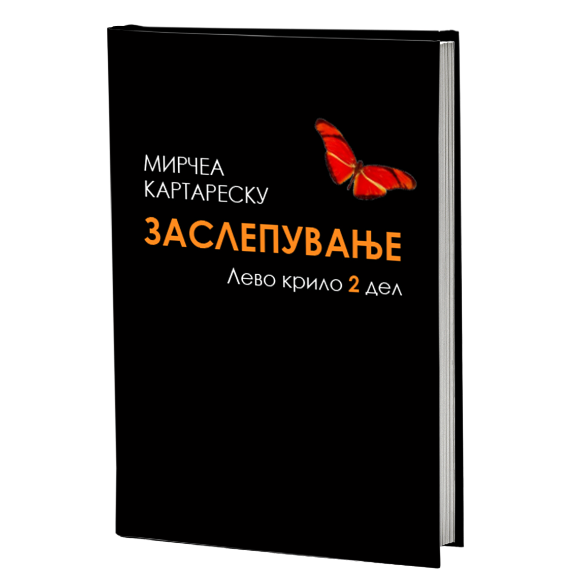 заслепување 2 - мирчеа катареску, мокап на книгата